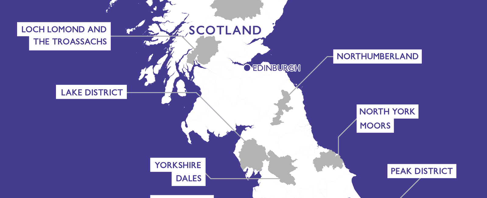 Uk has only 15 national parks but they cover 8 of the british land