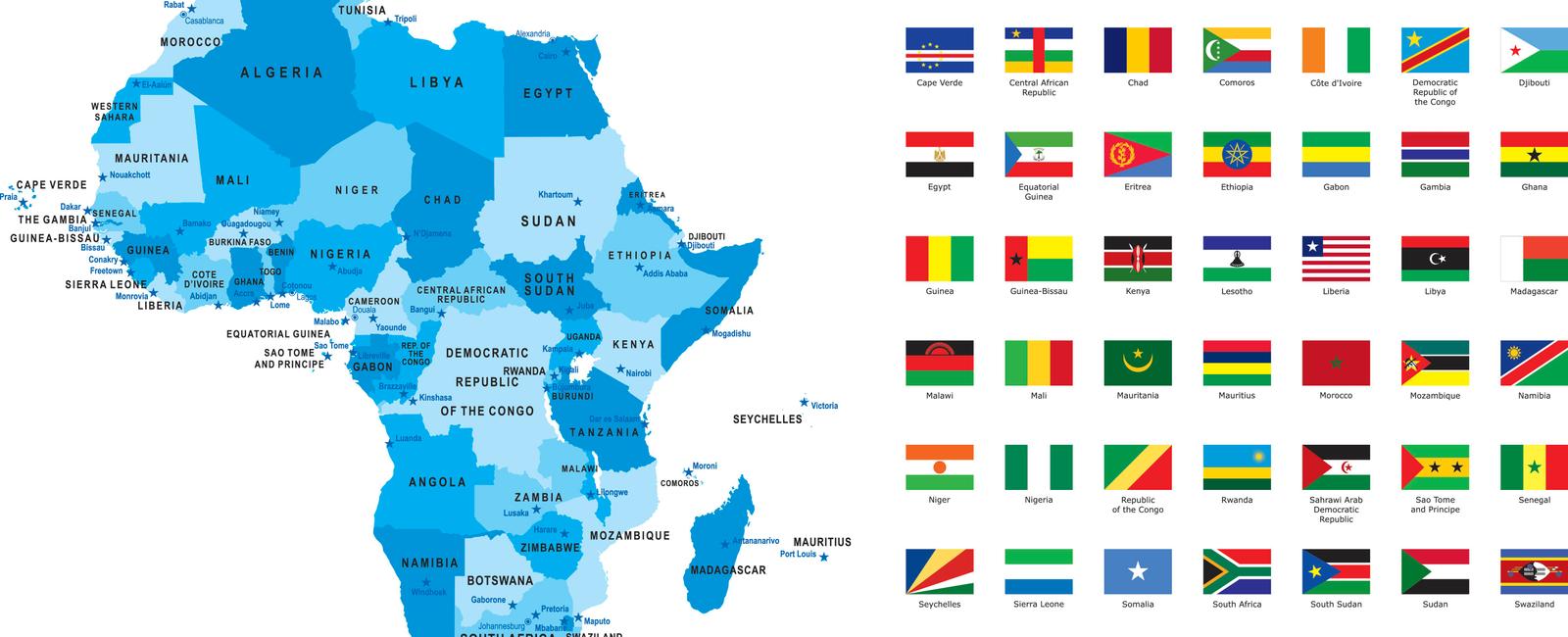 There are 54 countries in africa