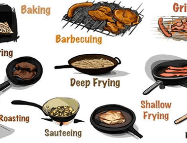 Various cooking methods include boiling simmering steaming saut ing pan frying and deep frying