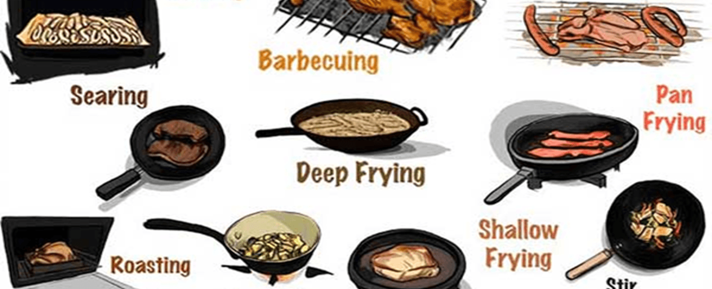 Various cooking methods include boiling simmering steaming saut ing pan frying and deep frying