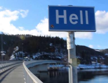 There is a city in norway called hell