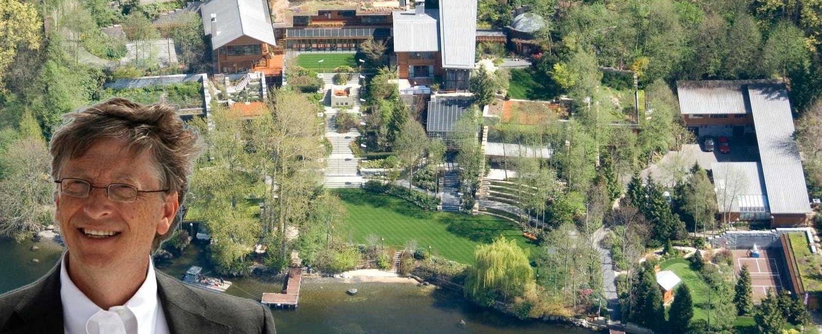 Bill gate s house was designed using a mac computer