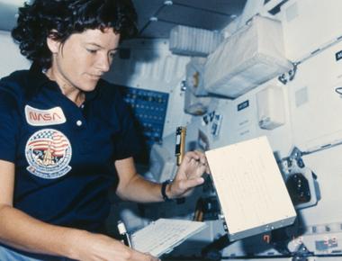 In 1983 before sally ride became the first american woman in space a reporter asked do you weep when things go wrong on the job