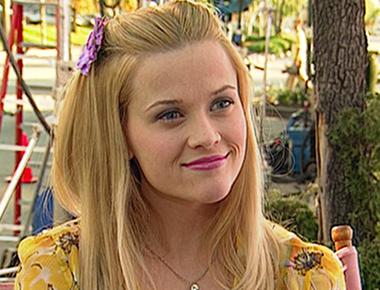 Reece witherspoon gave birth to her first child a few months before filming legally blonde so she was often filmed after not sleeping the night before having been up with her baby