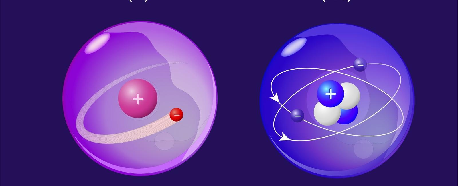 Both helium and hydrogen make up about 99 9 of the ordinary matter in our universe oxygen makes up only a tiny 0 05