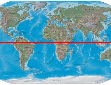 There are 13 countries located along the earth s equator