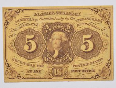 America once issued a 5 cent bill