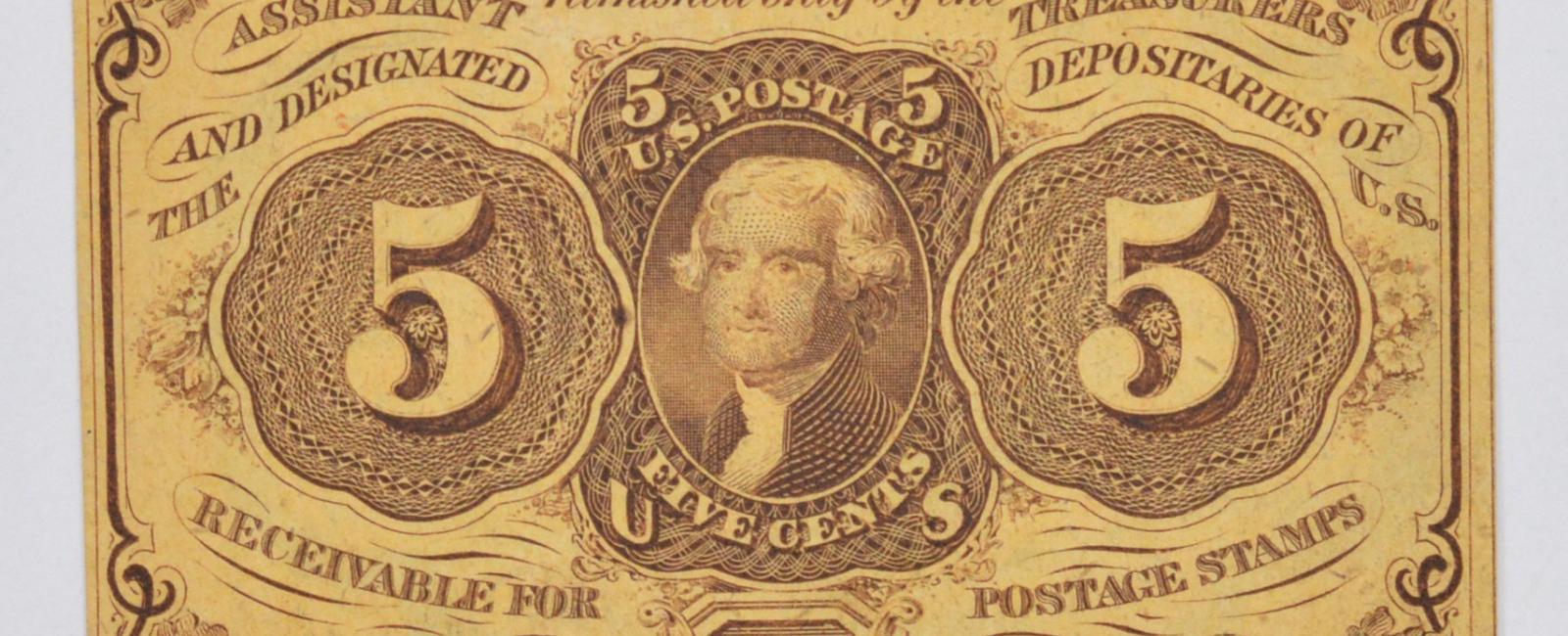 America once issued a 5 cent bill
