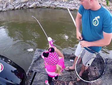 It s against the law in kansas to catch fish with your bare hands