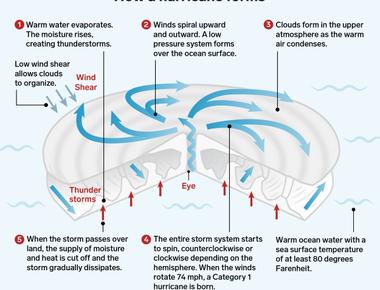 A category three hurricane releases more energy in ten minutes that than all the world s nuclear weapons combined