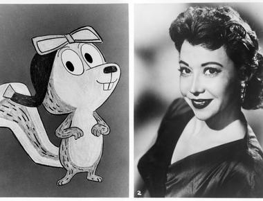 June foray did the voice for rocky the flying squirrel and the chatty cathy dolls