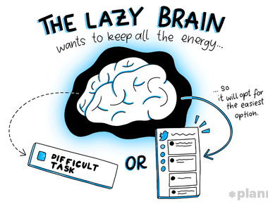 Our brains want us to be lazy