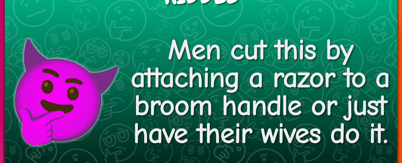 Men cut this by attaching a razor to a broom handle or just have their wives do it backhair