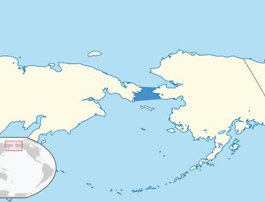 The international date line splits the bering strait in half meaning the russian side is 21 hours ahead of the american side despite being so close to each other