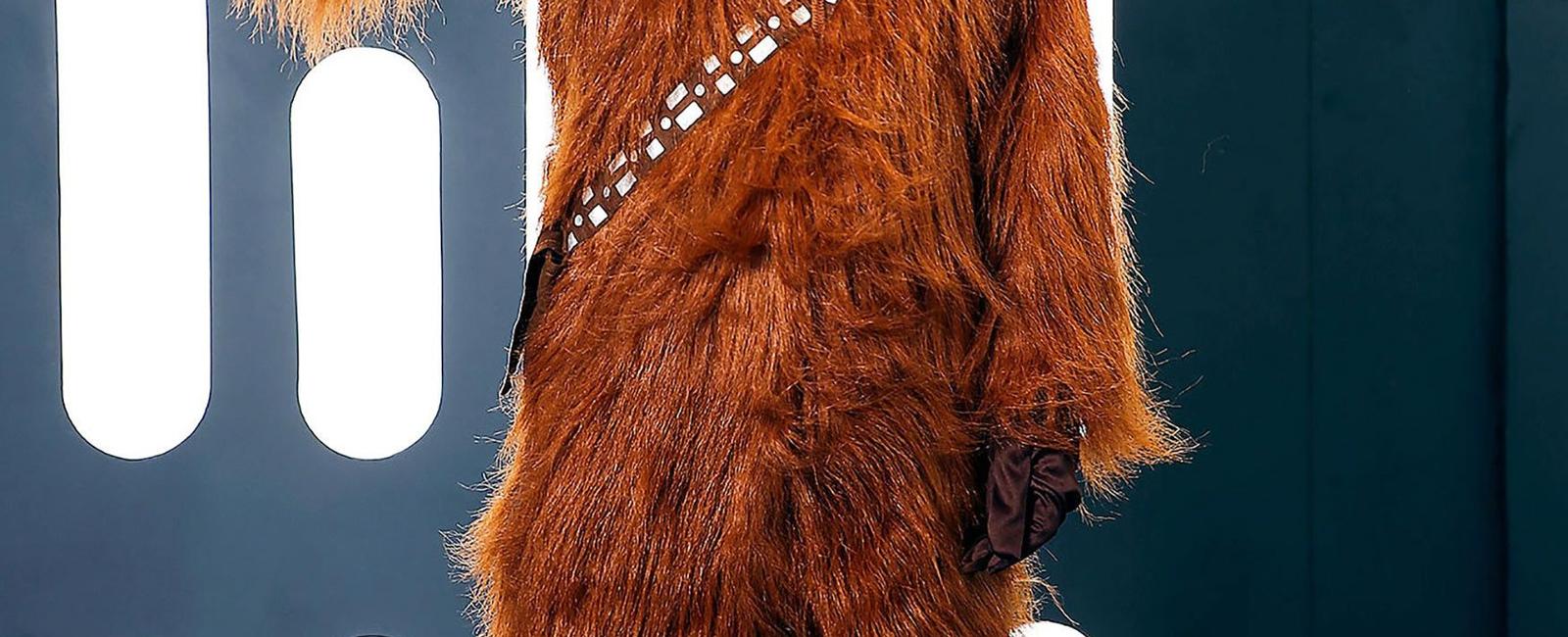 The wookie suits in star wars the force awakens was 7 5 feet tall and it took over 6 months to build the 4 5 suits needed for filming