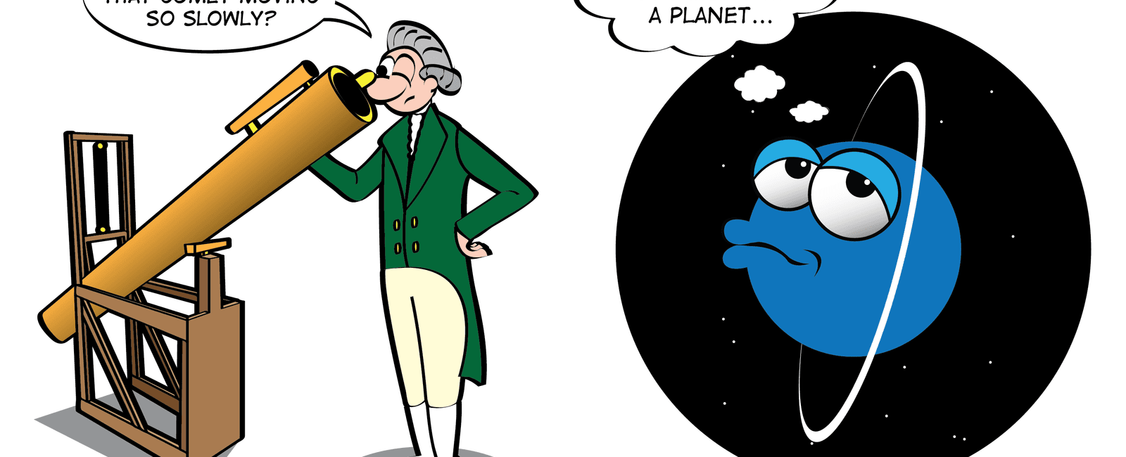 The english astronomer who first discovered the planet uranus named it after his patron making the planet s original name george