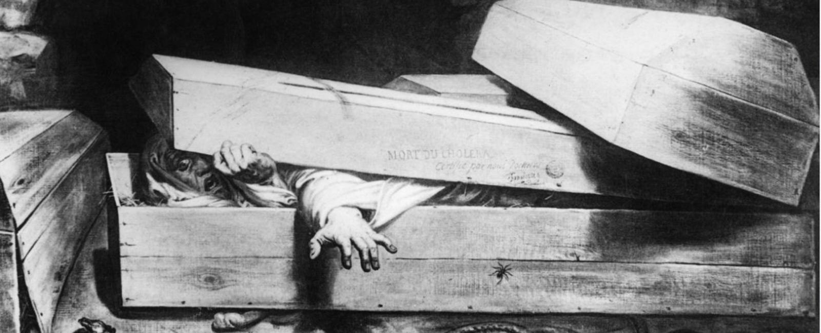 People were buried alive so often in the 19th century that inventors patented safety coffins that would give the dead the ability to alert those above ground if they were still alive