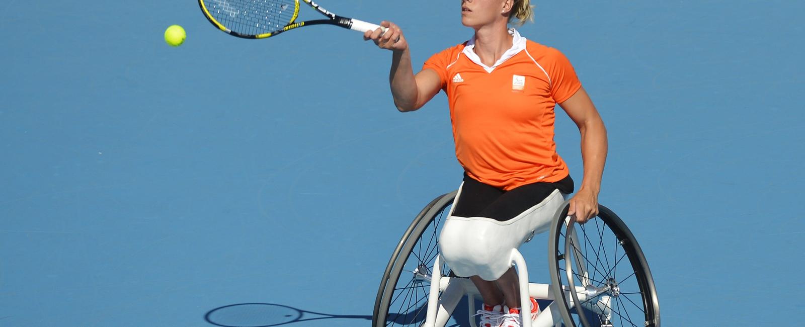Wheelchair tennis legend esther vergeer retired after 470 straight wins and four paralympic golds