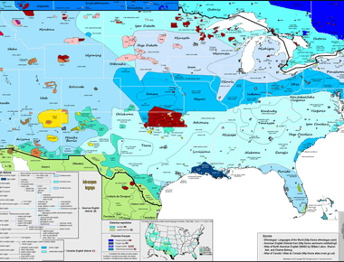 The united states has 24 different english dialects