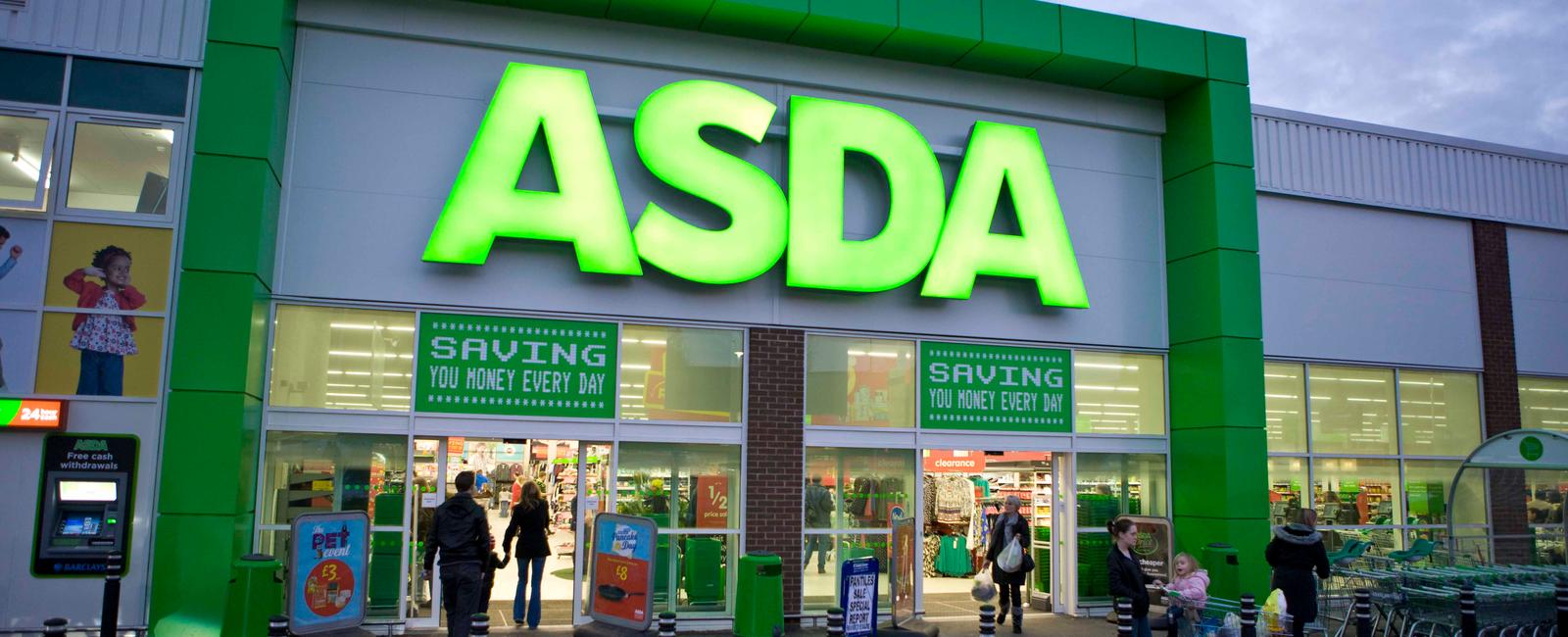 What is america s wal mart trading name in the uk asda