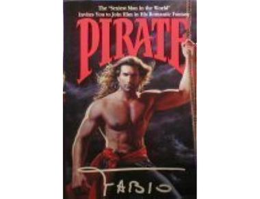 What model appeared topless on the self penned 1993 novel pirate fabio