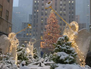 The chances of a white christmas in new york are very low