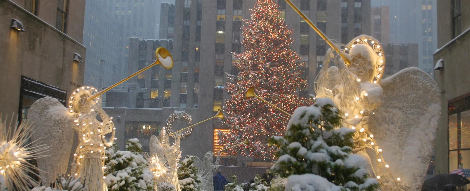 The chances of a white christmas in new york are very low