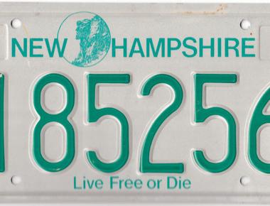 License plates in new hampshire contain the motto live free or die where are those license plates made in prison