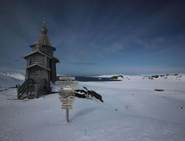 There are at least 7 christian churches in antarctica