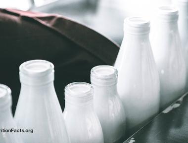 Milk may contain hormones that could increase the risk of having cancer