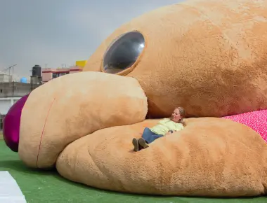 Organizations in mexico built the world s largest teddy bear which weighed more than 8 000 pounds