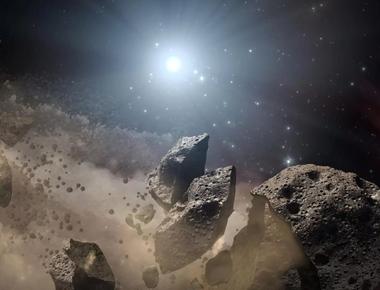 Asteroids are rocky fragments leftover from the beginning of the solar system