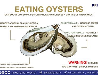 Regular consumption of oysters is known to increase dopamine levels which boosts libido in both men and women