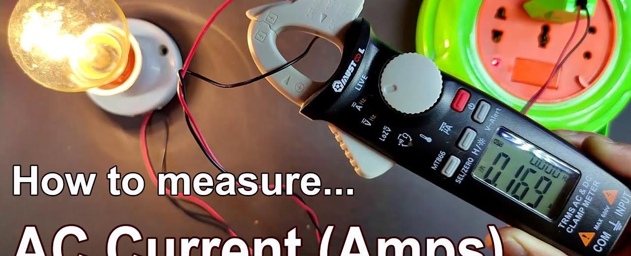 Electric current is measured in amperes called amps for short