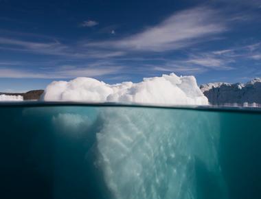 That 90 of an iceberg sits under water