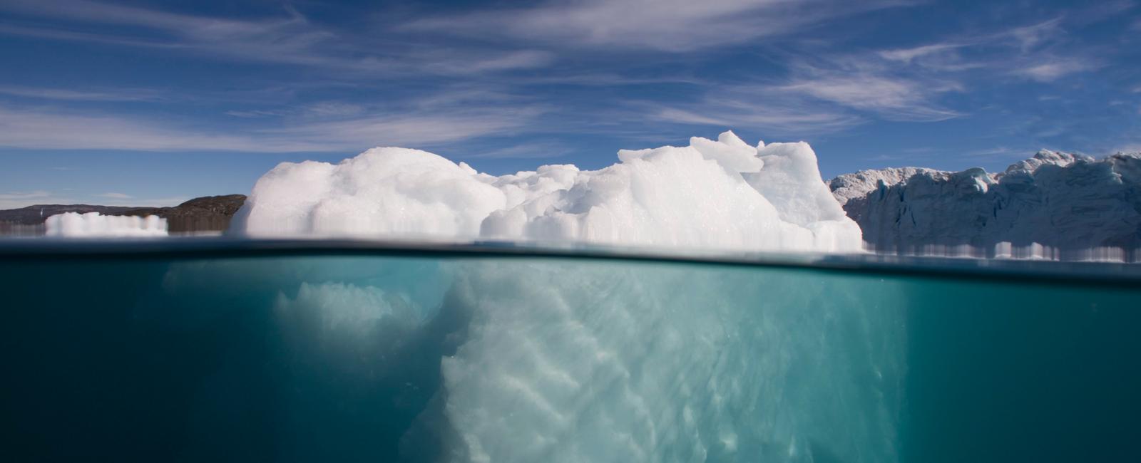 That 90 of an iceberg sits under water