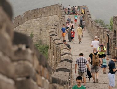 About 10 million people visit the great wall of china every year