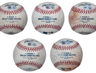 In the mlb game a single baseball is used only once