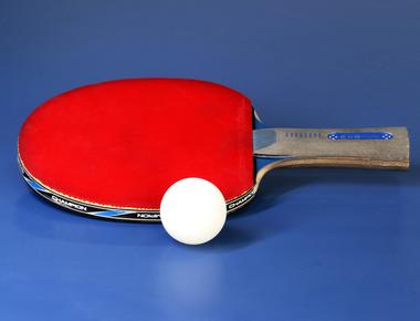 Table tennis balls can travel off the paddle at 105 6 miles per hour