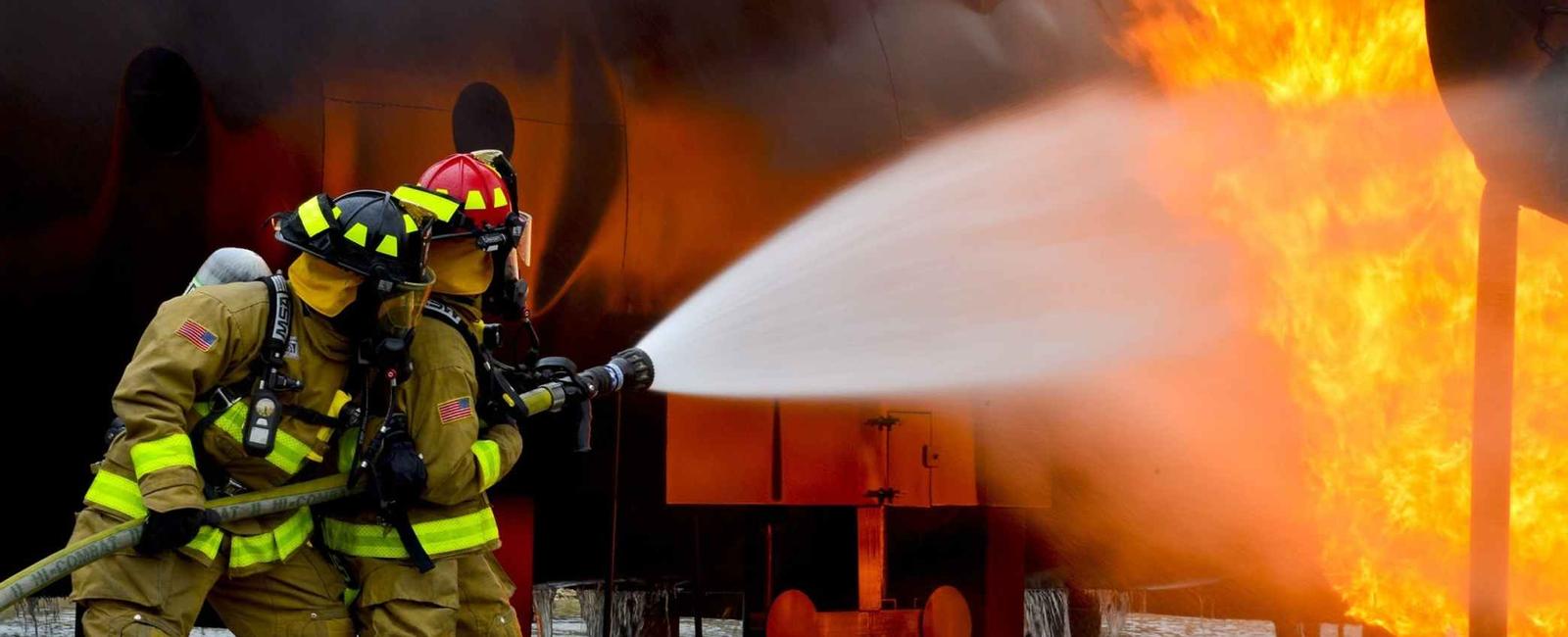 Firefighters use wetting agents to make water wetter