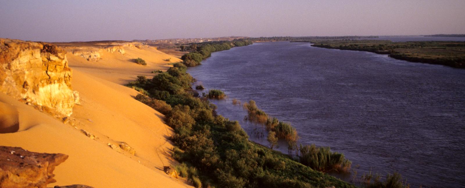 The nile river is the only permanent river found in the sahara desert