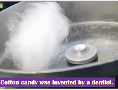 Cotton candy was invented in 1897 by a dentist