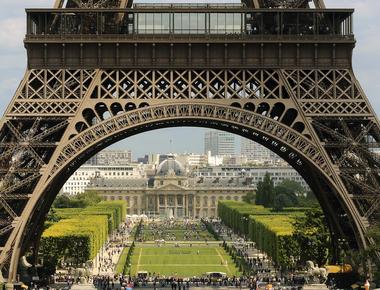 The eiffel tower was originally intended for what city barcelona