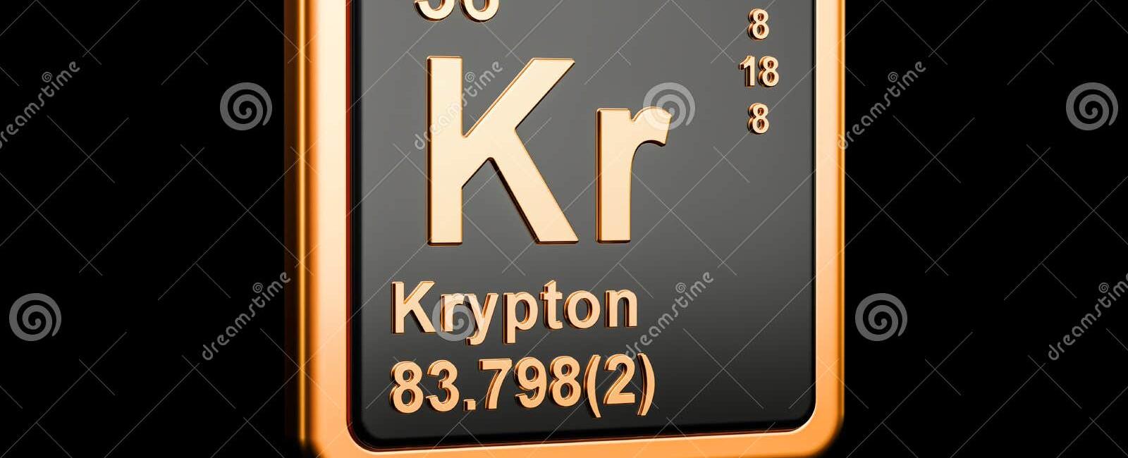 What element begins with the letter k krypton