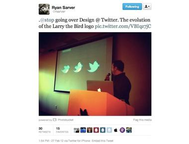 The twitter bird actually has a name larry