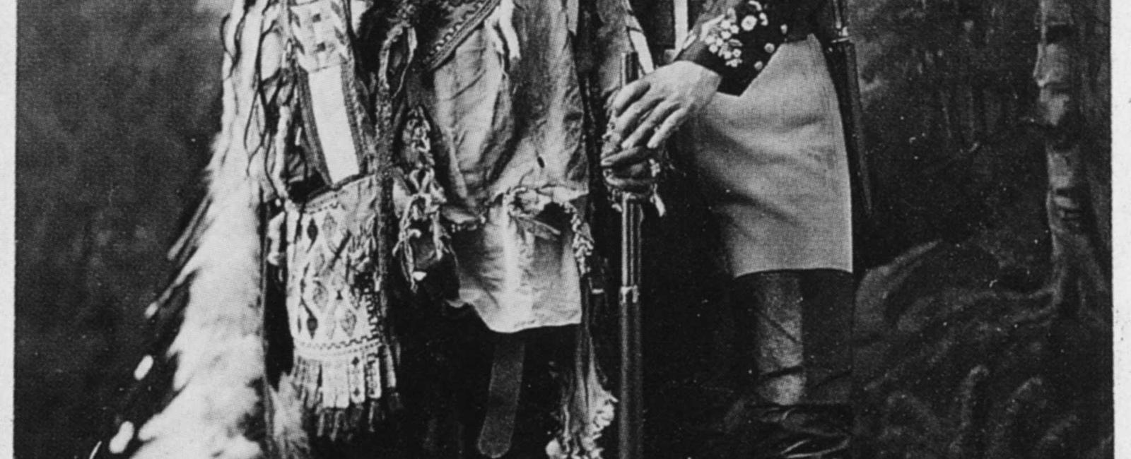 Who was billed as the killer of custer in buffalo bill s wild west show sitting bull