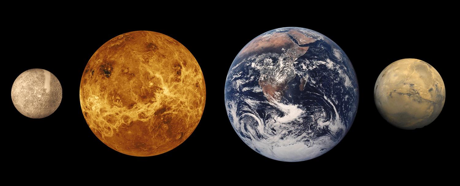 Venus and mercury are the only terrestial planets in the solar system that have no moons