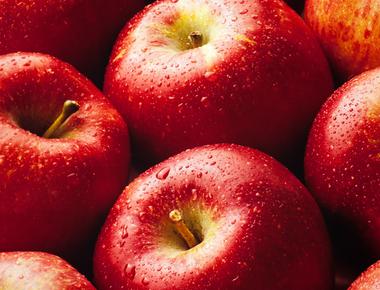 A fresh apple is made up of about 25 air