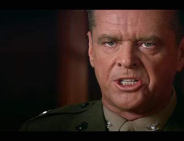 In 1992 s a few good men jack nicholson went off script while filming and changed the line you already have the truth to the famous you can t handle the truth