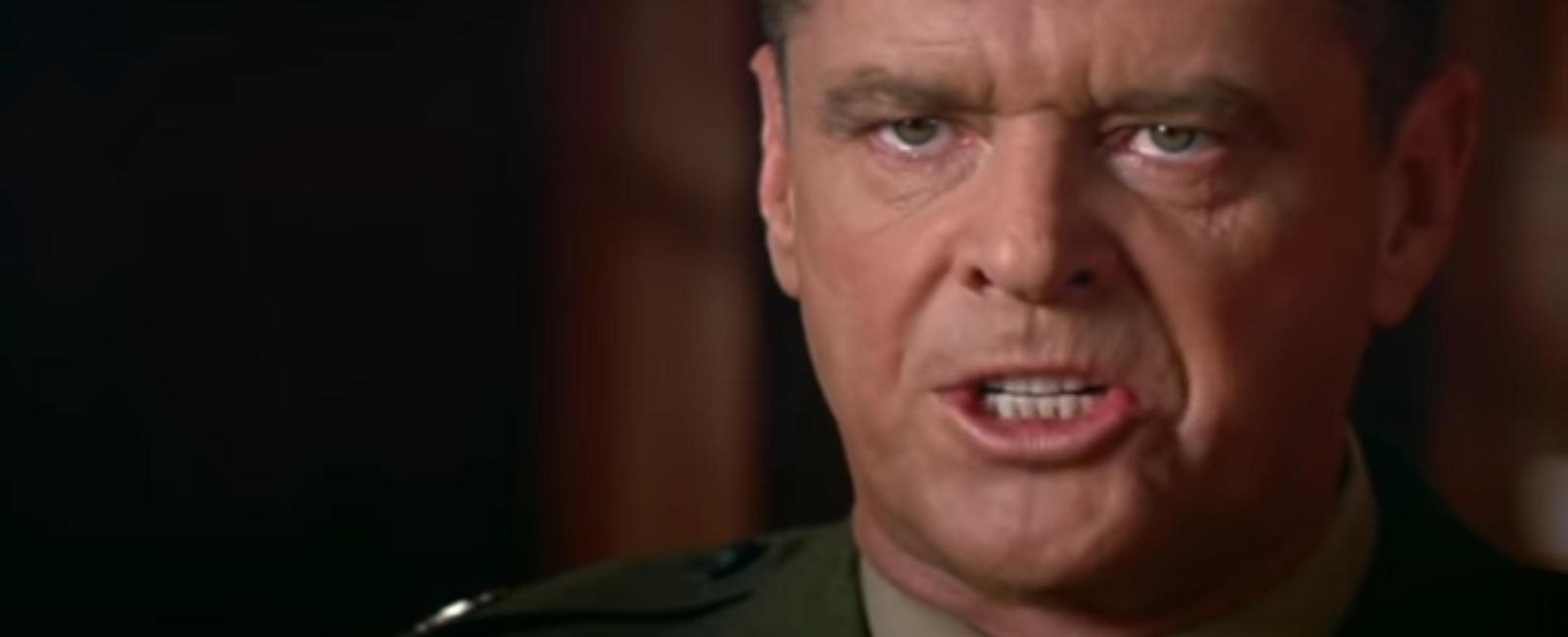 In 1992 s a few good men jack nicholson went off script while filming and changed the line you already have the truth to the famous you can t handle the truth